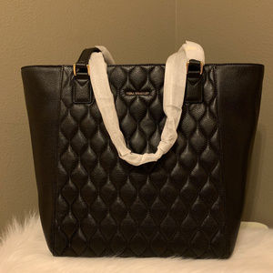 Vera Bradley Quilted Ella Tote in Black